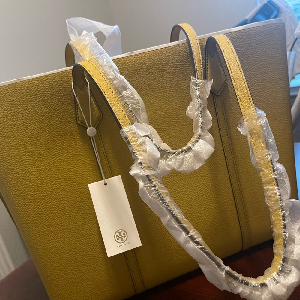 Tory Burch big triple compartment tote bag